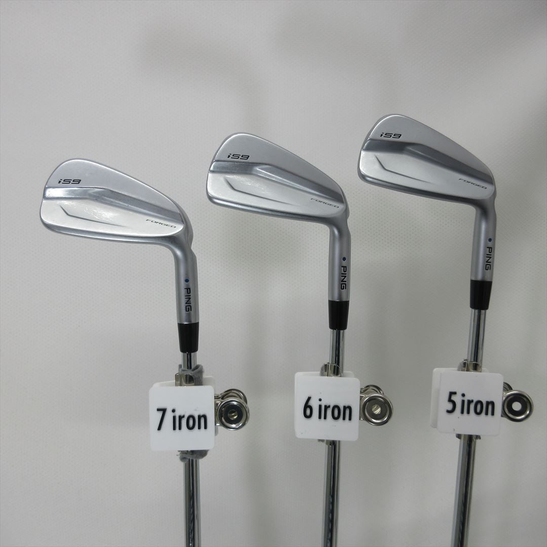 Ping Iron Set i59 Flex-X NS PRO MODUS3 TOUR120 6 pieces Dot Color Blue