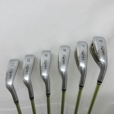 HONMA Iron Set BERES IS-06 Regular 2S ARMRQX 47 6 pieces