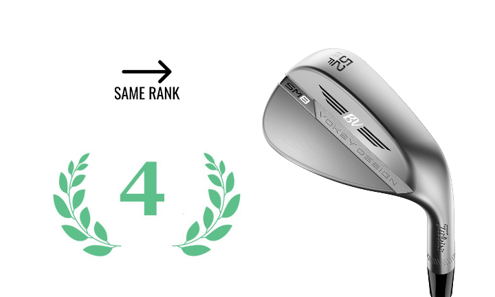 TITLEIST WEDGE VOKEY SPIN MILLED SM8 TOUR CHROME