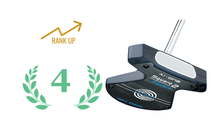 ODYSSEY PUTTER Ai-ONE SQUARE 2 SQUARE MAX STRIPE