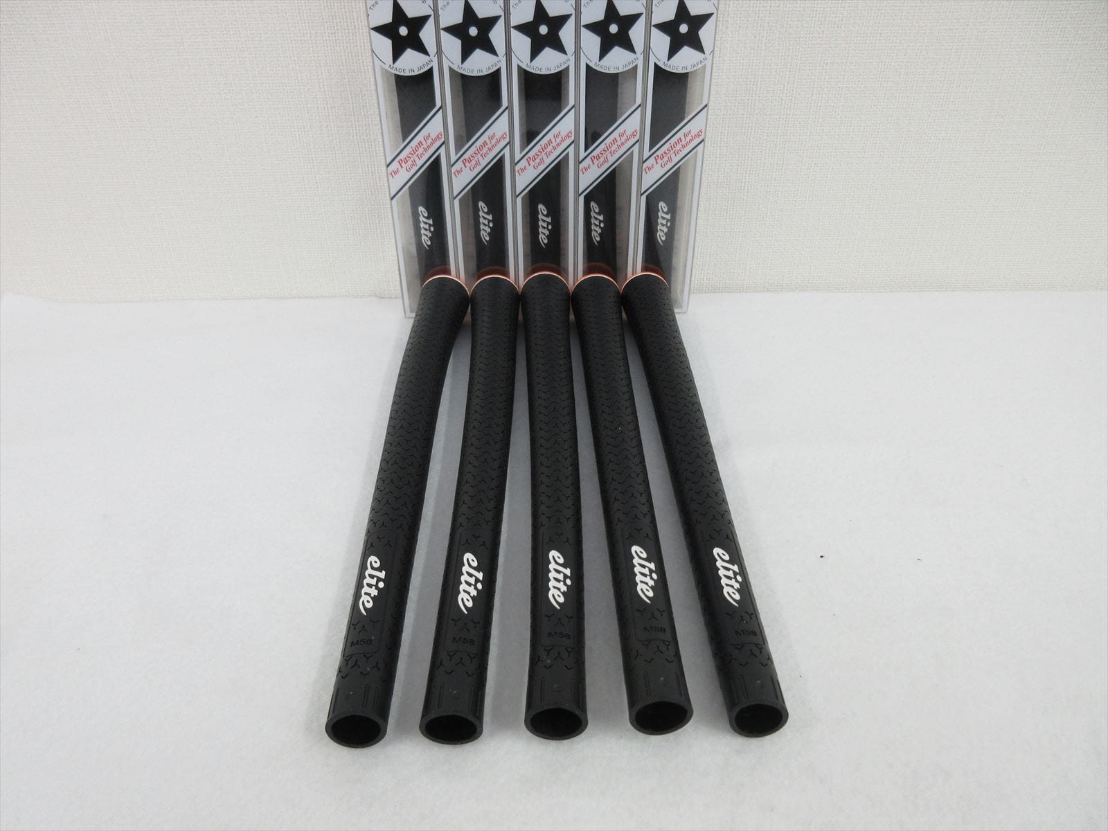 elite grips y360 sv black orange 5 20 pieces m58 ribbed