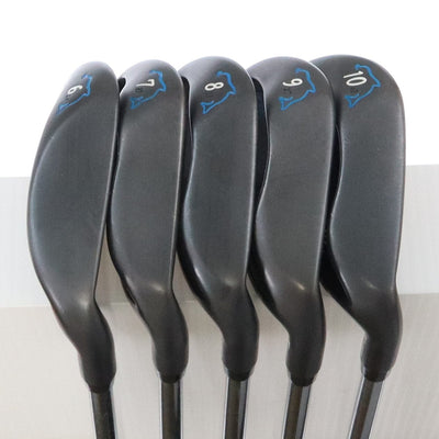 kasco iron set dolphin iron di 119black stiff ns pro zelos 8 5 pieces