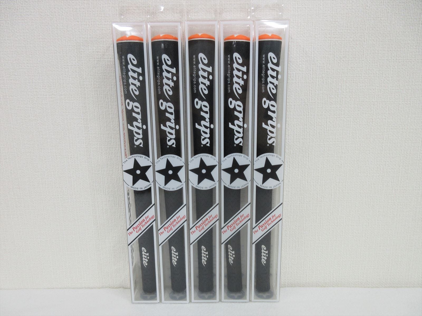 elite grips y360 sv black orange 5 20 pieces m58 ribbed