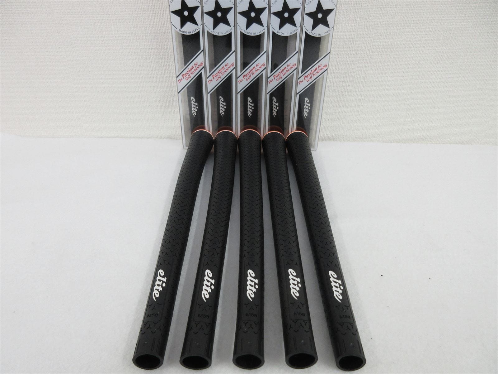 elite grips y360 sv black orange 5 20 pieces m58 ribbed